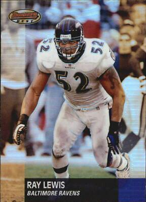 Ray Lewis #16 Football Cards 2001 Bowman's Best