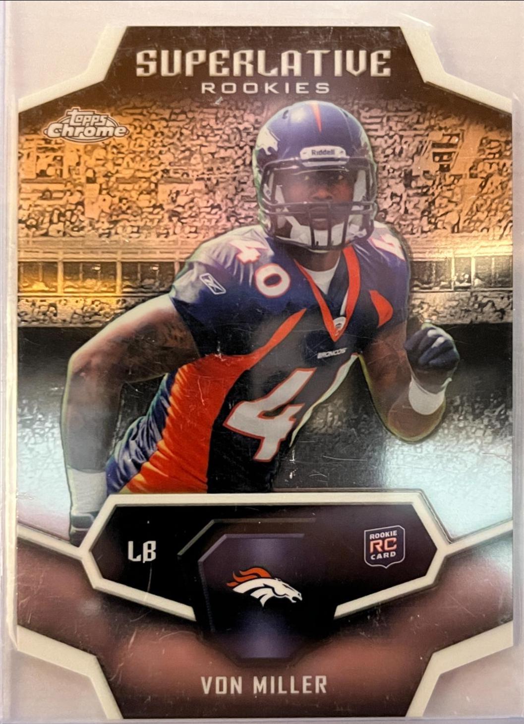 Von Miller #SR-VM Football Cards 2011 Topps Chrome Superlative Rookies