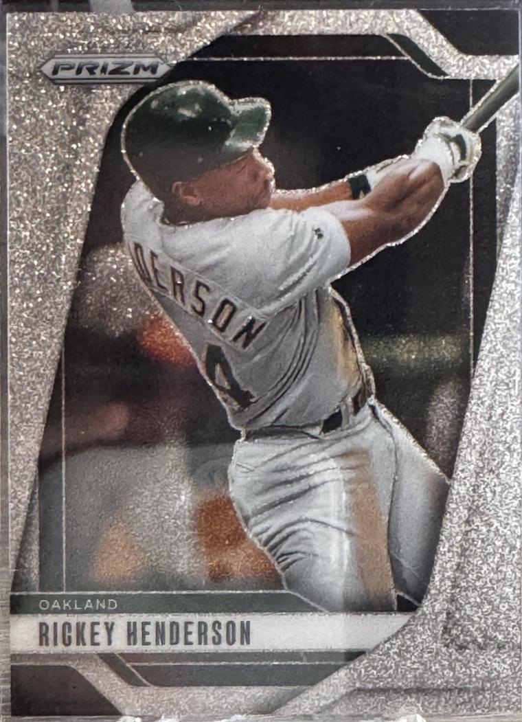 Rickey Henderson [White Sparkle Prizm] #230