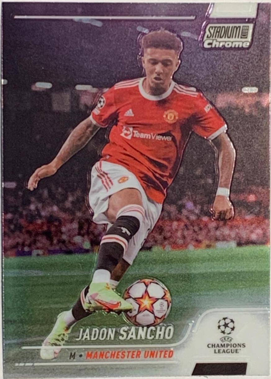 Jadon Sancho #58 2021 Stadium Club Chrome UEFA Champions League