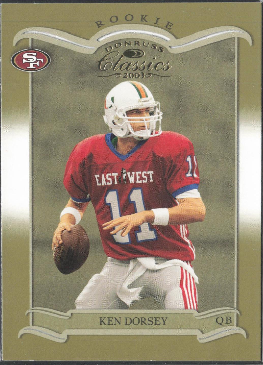 Ken Dorsey #156 2003 Panini Donruss Classics Football