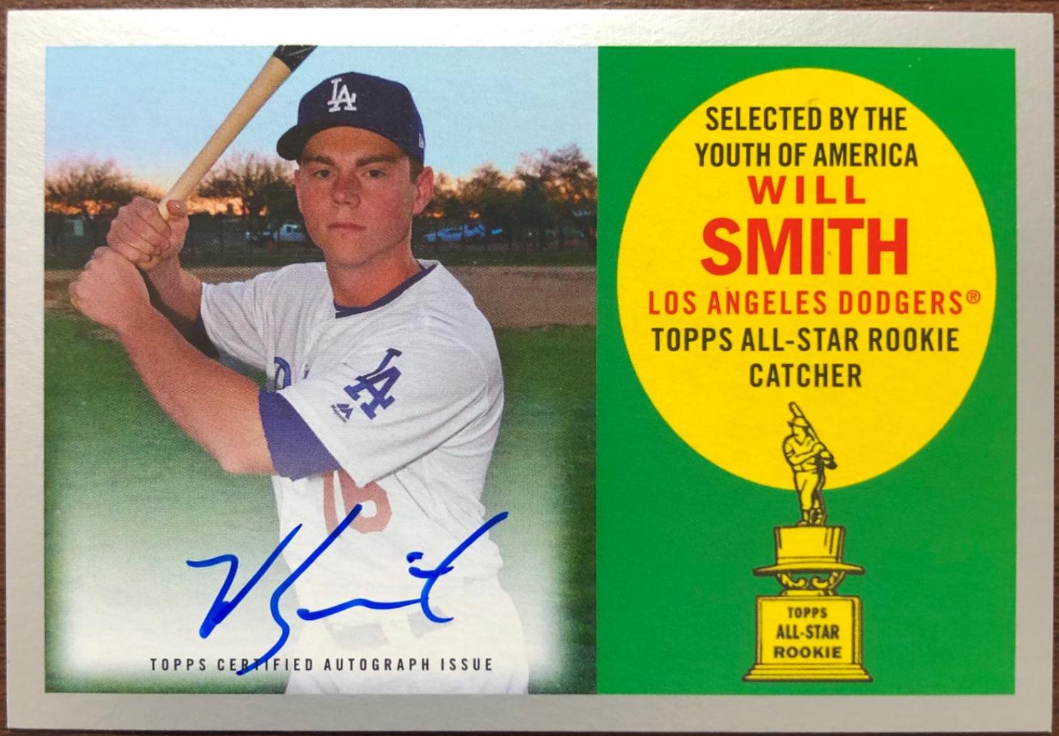 Will Smith #60ARA-WS Baseball Cards 2020 Topps Archives 1960 All Star Rookie Autographs