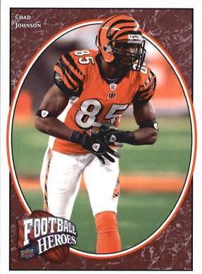 Chad Johnson #23 Football Cards 2008 Upper Deck Heroes