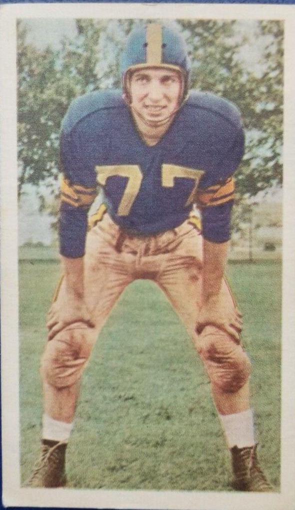 Ron Vaccher #19 Football Cards 1954 Blue Ribbon Tea CFL