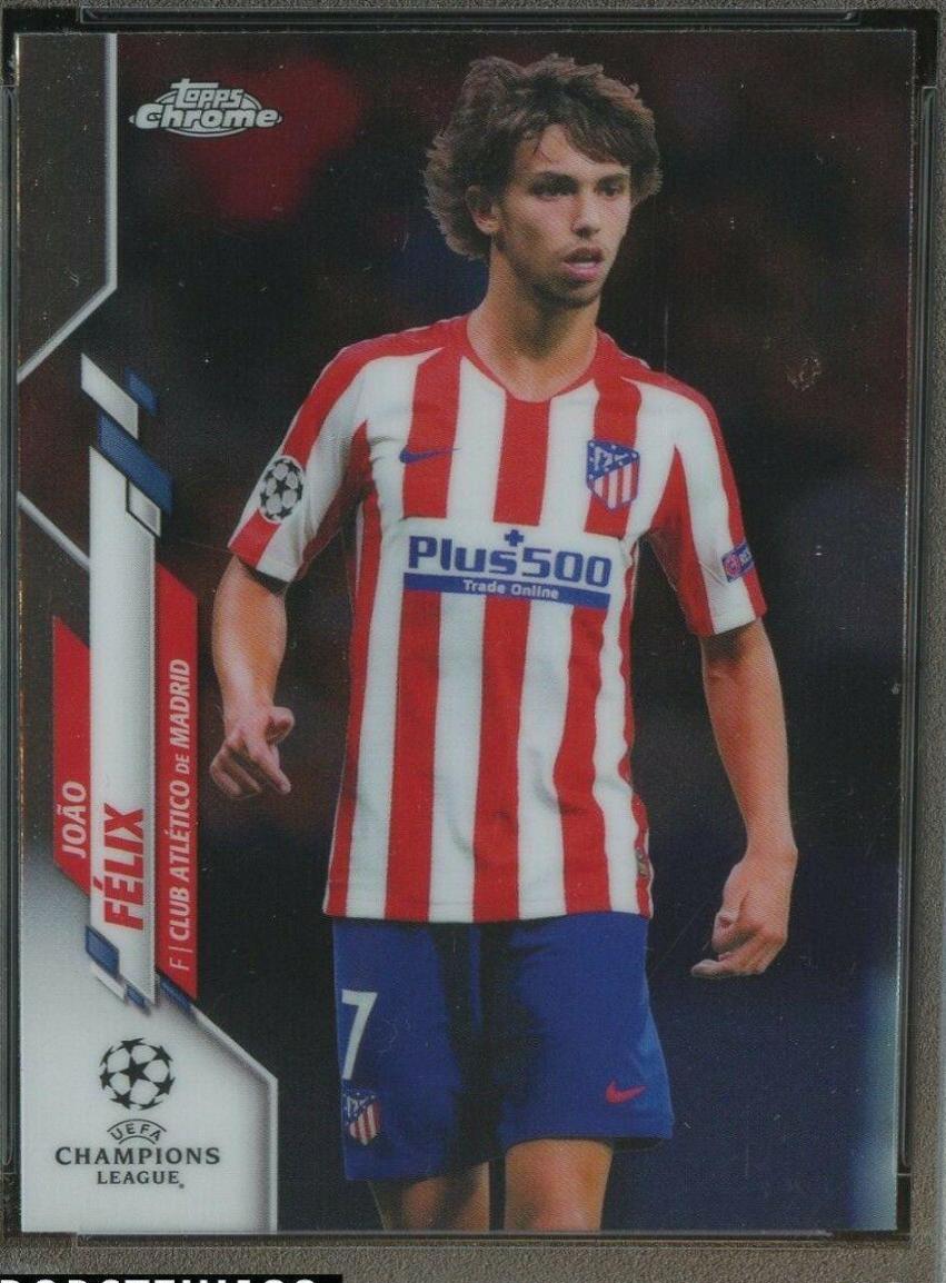 Joao Felix #25 Soccer Cards 2019 Topps Chrome UEFA Champions League