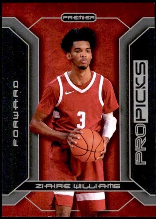 Zi Aire Williams #50 Basketball Cards 2021 Pro Picks Premier