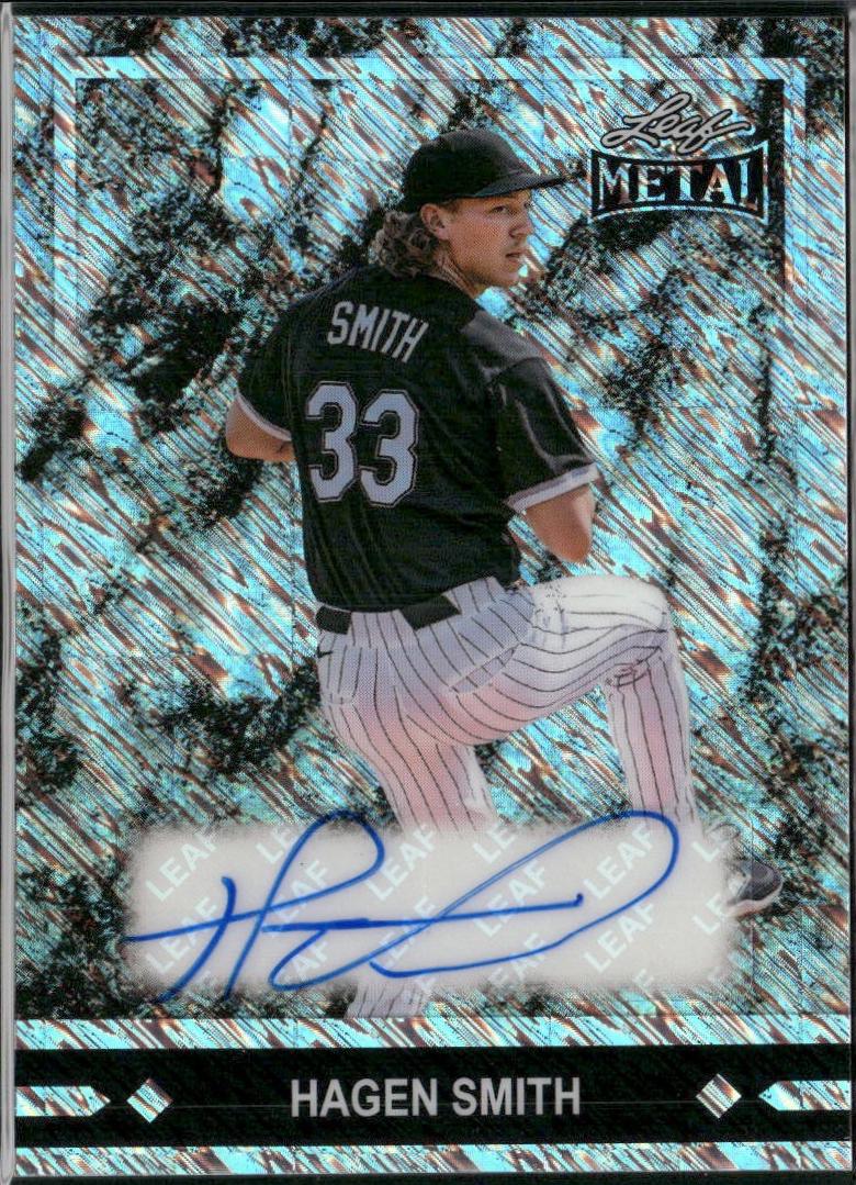 Hagen Smith #91A-HS1 2026 Leaf Metal 1991 Gold Leaf Prospects Autograph Baseball