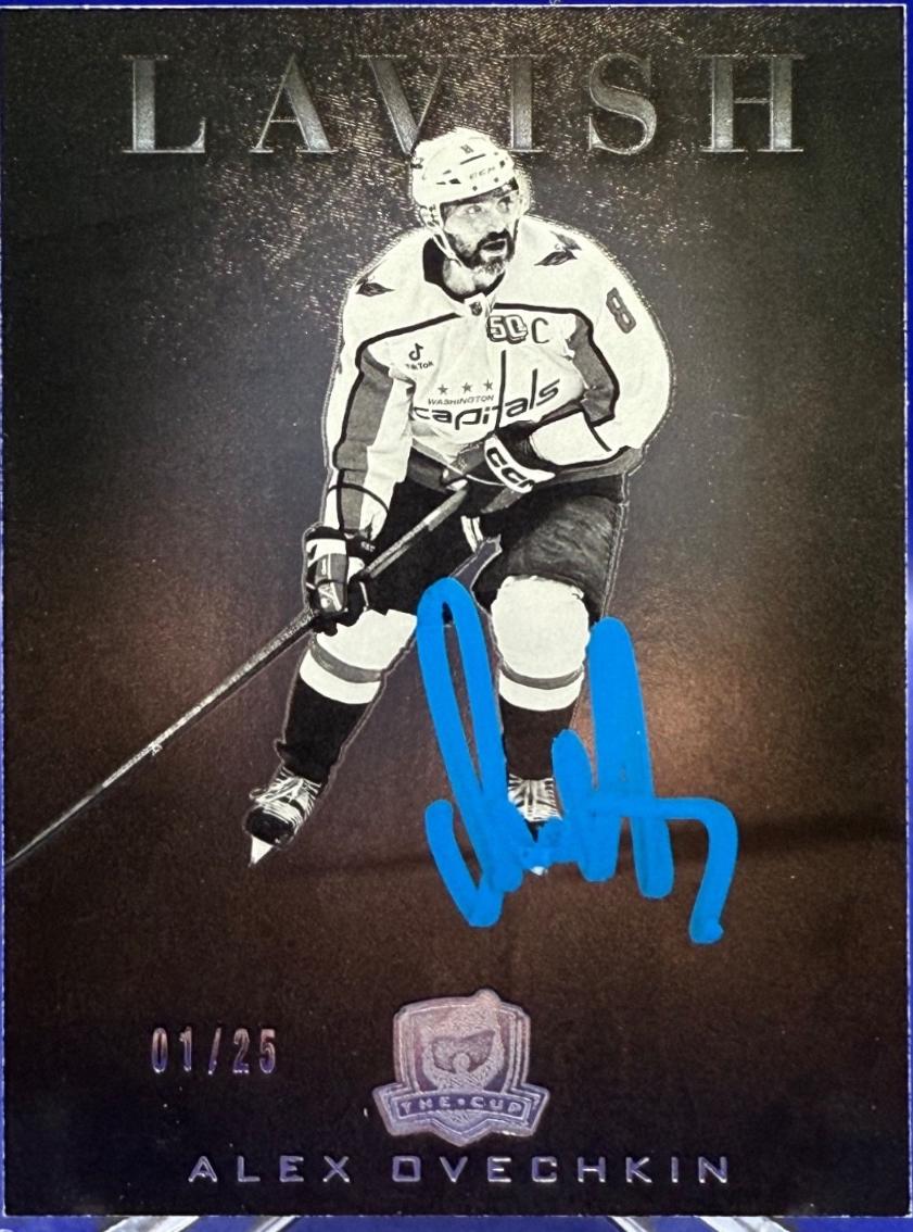 Alex Ovechkin #EL-46 2024 Upper Deck The Cup Lavish Autograph Hockey