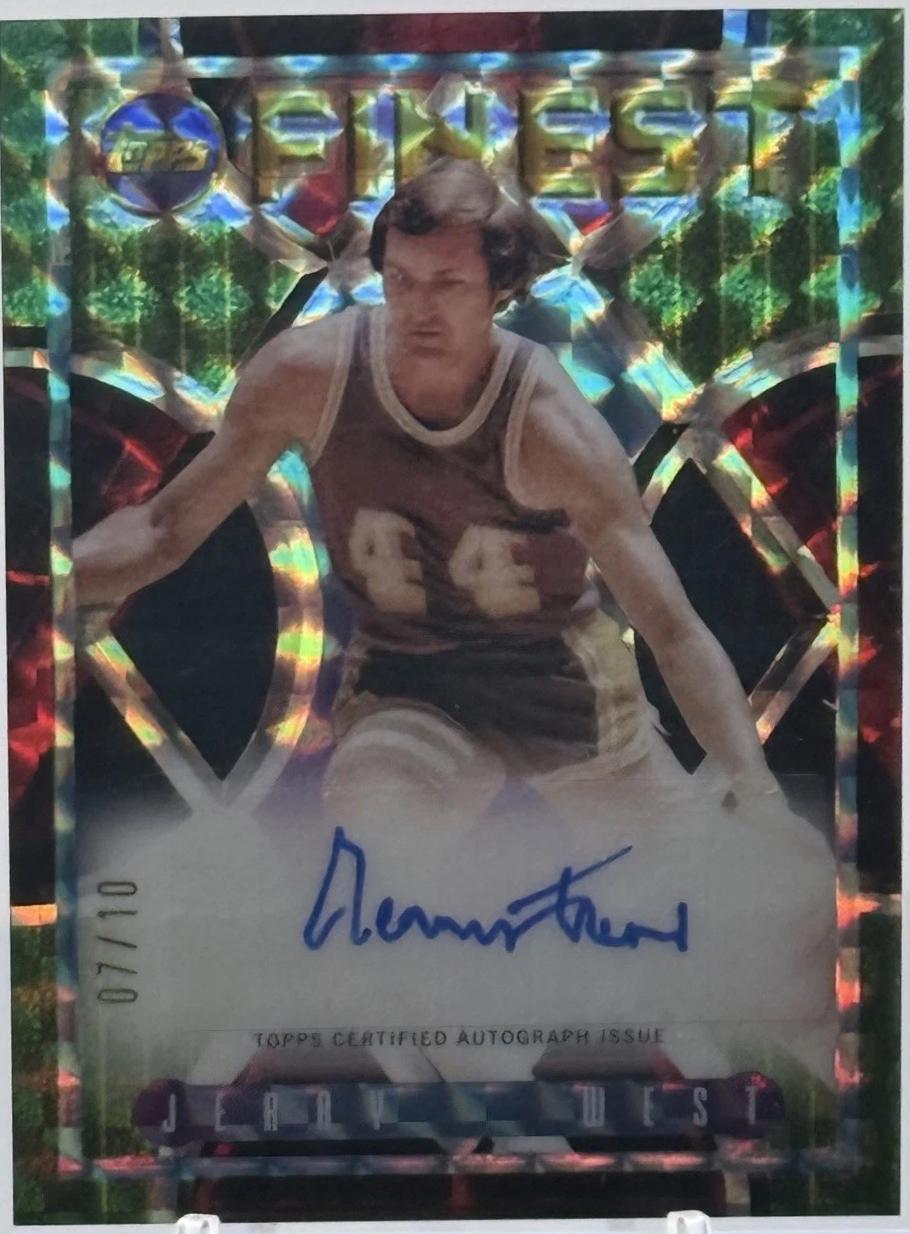 Jerry West [Red Black Vapor Refractor] #FLA-JW