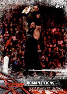 Roman Reigns #1 Wrestling Cards 2017 Topps WWE Road To Wrestlemania