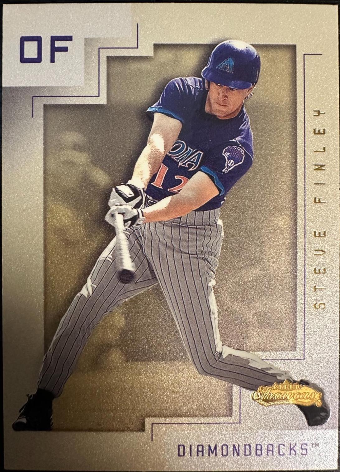 Steve Finley #31 Baseball Cards 2001 Fleer Showcase