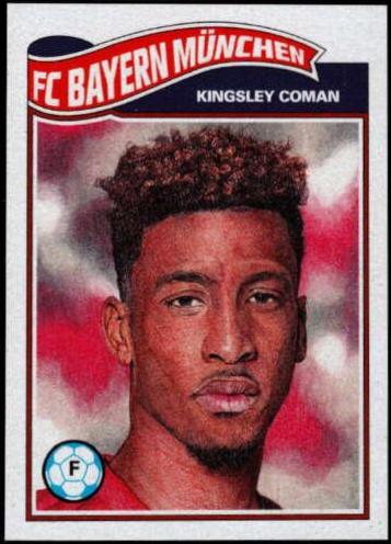 Kingsley Coman #40 Soccer Cards 2019 Topps Living UEFA Champions League
