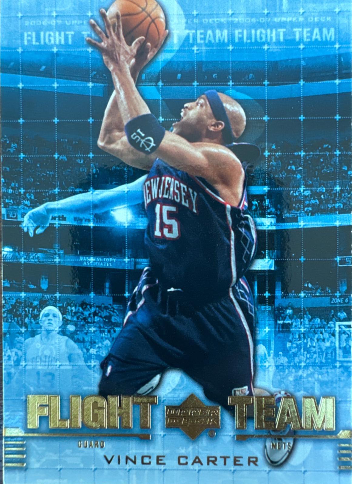 Vince Carter #FY-VC Basketball Cards 2006 Upper Deck Flight Team