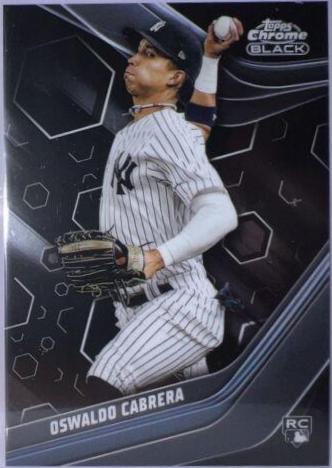Oswaldo Cabrera #31 Baseball Cards 2023 Topps Chrome Black