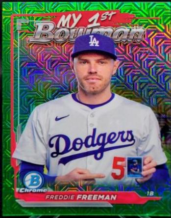 Freddie Freeman [Green Mojo Refractor] #M1B-5