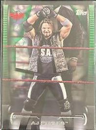 AJ Styles #1 Wrestling Cards 2021 Topps WWE Undisputed