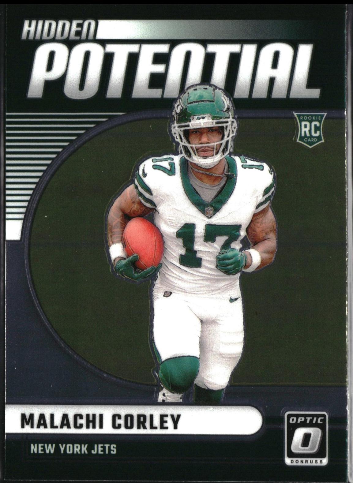 Malachi Corley #3 Football Cards 2024 Panini Donruss Optic Hidden Potential