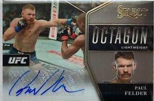 Paul Felder #OA-PFD Ufc Cards 2021 Panini Select UFC Octagon Action Signatures