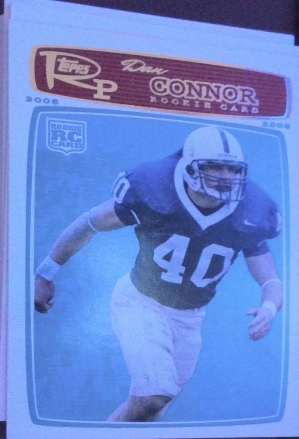 Dan Connor #179 Football Cards 2008 Topps Rookie Progression