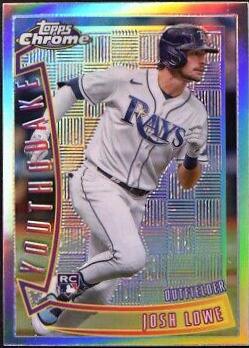 Josh Lowe #YQ-7 2022 Topps Chrome Baseball 1996  Youthquake