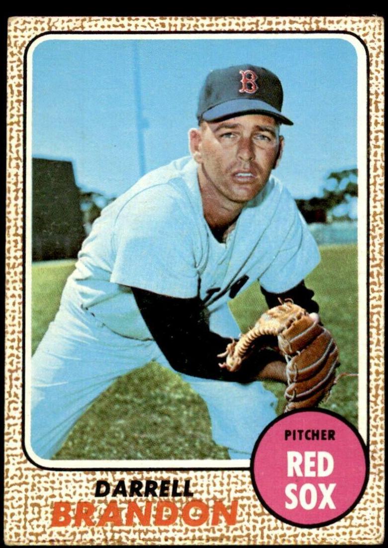 Darrell Brandon #26 Baseball Cards 1968 Topps Milton Bradley