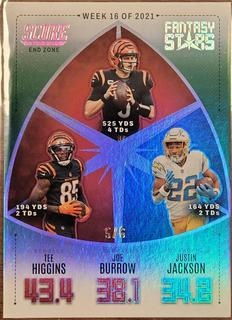 Tee Higgins, Joe Burrow, Justin Jackson