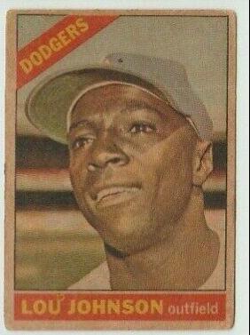 Lou Johnson #13 Baseball Cards 1966 Venezuela Topps