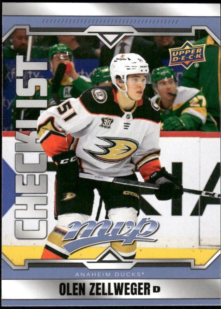 Olen Zellweger #250 Hockey Cards 2024 Upper Deck MVP