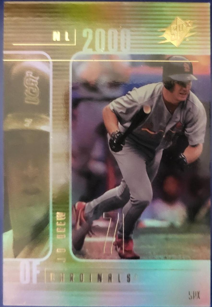 JD Drew #25 Baseball Cards 2000 Spx