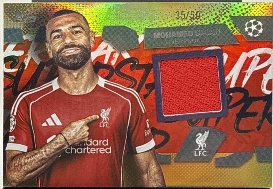Mohamed Salah [Gold] #TSR-MS Prices | 2025 Topps UEFA Superstar