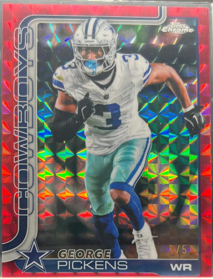 George Pickens [Red Geometric Refractor] #80