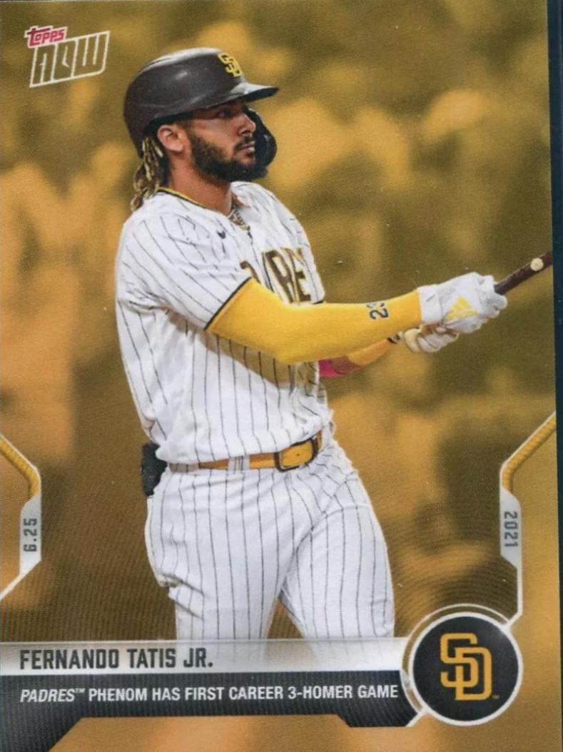 Fernando Tatis Jr #ODB-15 Baseball Cards 2021 Topps Now Road to Opening Day