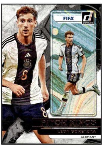 Leon Goretzka #12 Soccer Cards 2022 Panini Donruss Pitch Kings