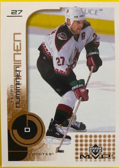 Teppo Numminen #144 Hockey Cards 2002 Upper Deck MVP