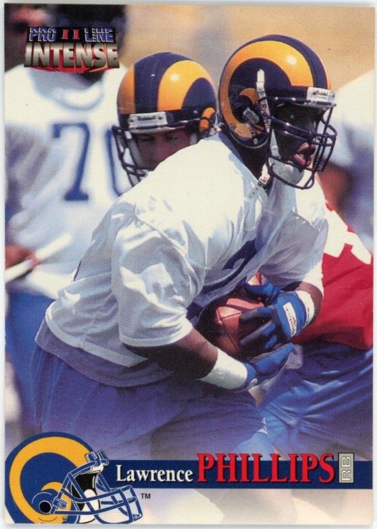 Lawrence Phillips #96 1996 Pro Line II Intense Football