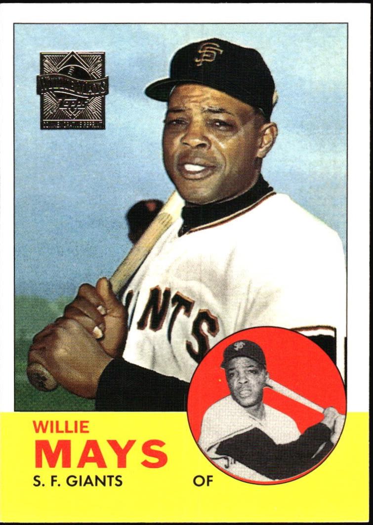 Willie Mays #17 Baseball Cards 1997 Topps Willie Mays