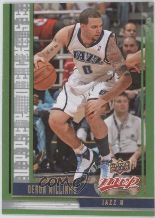 Deron Williams #58 Basketball Cards 2008 Upper Deck MVP Se