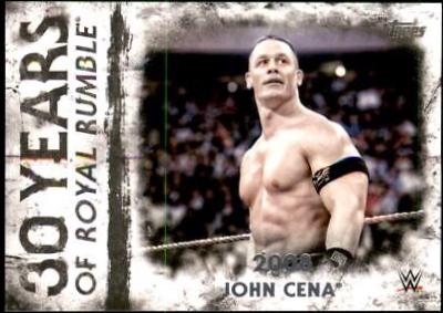 John Cena #RR-17 Wrestling Cards 2018 Topps WWE Undisputed 30 Years of Royal Rumble