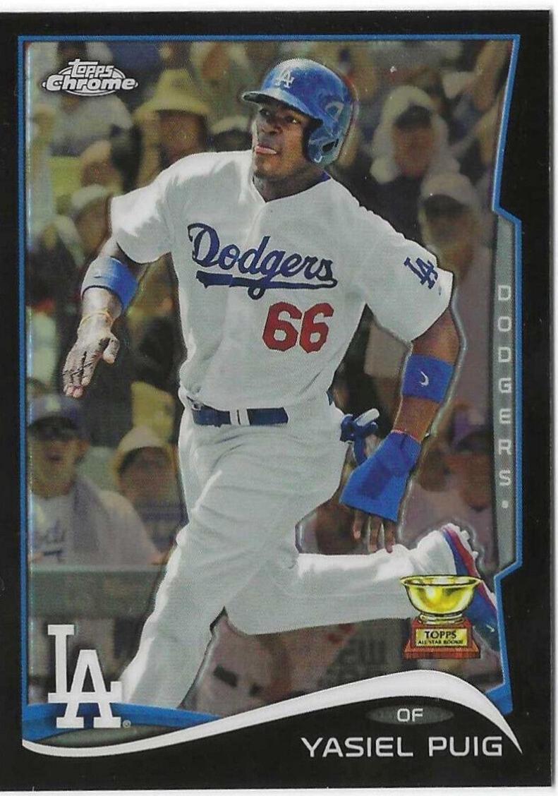 Yasiel Puig [Running Refractor] #90
