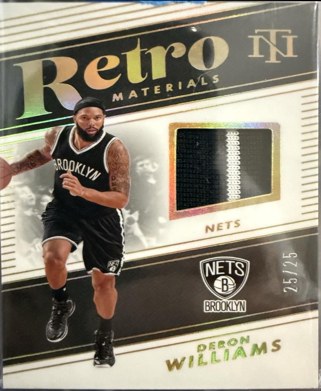 Deron Williams #22 2024 Panini National Treasures Retro Materials Basketball