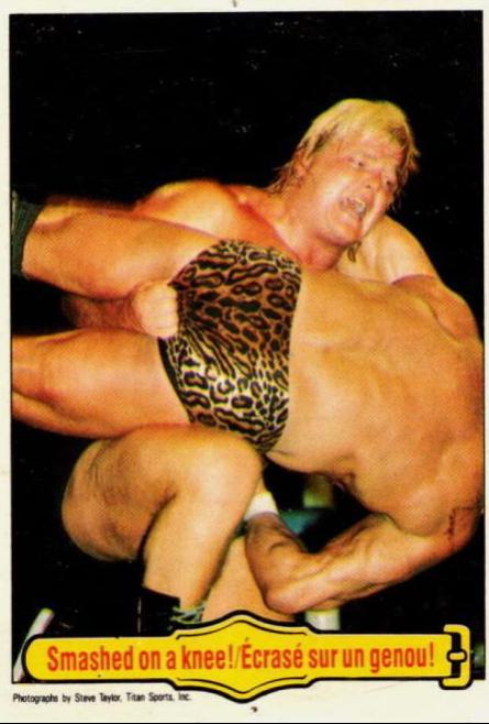 Smashed On A Knee #33 Wrestling Cards 1985 O Pee Chee WWF