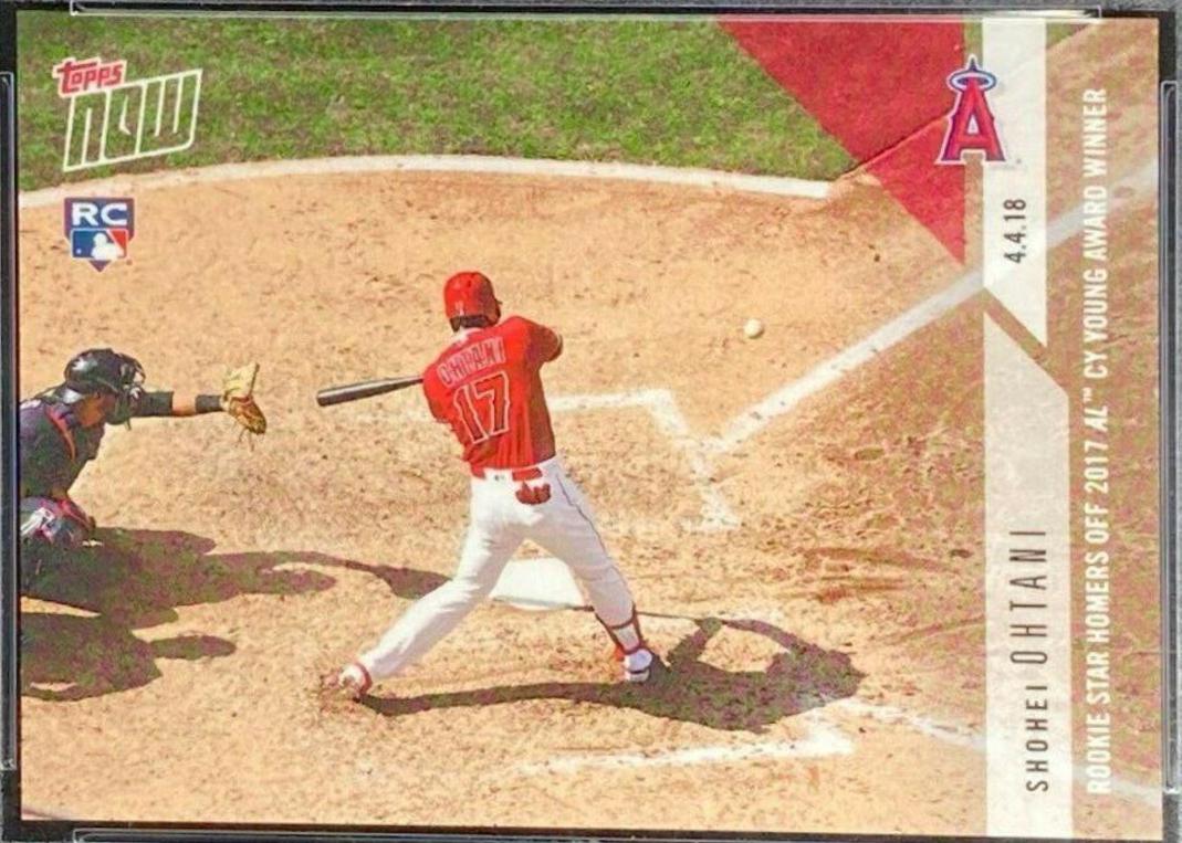 Shohei Ohtani #36 Baseball Cards 2018 Topps Now