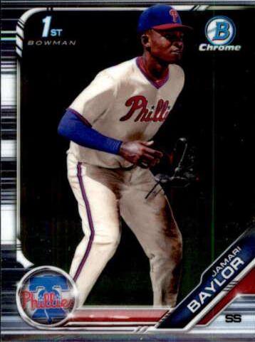 Jamari Baylor #BDC-41 Baseball Cards 2019 Bowman Draft Chrome