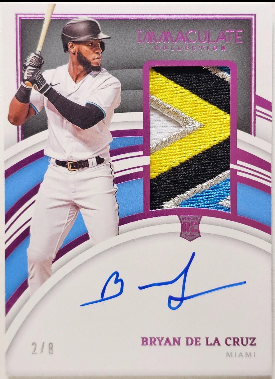 Bryan De La Cruz [Patch Autograph Pink] #123