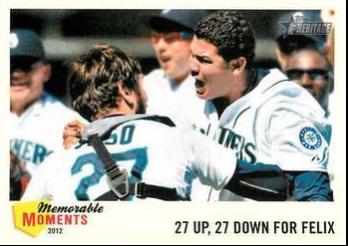 Felix Hernandez #MM-FH Baseball Cards 2013 Topps Heritage Memorable Moments