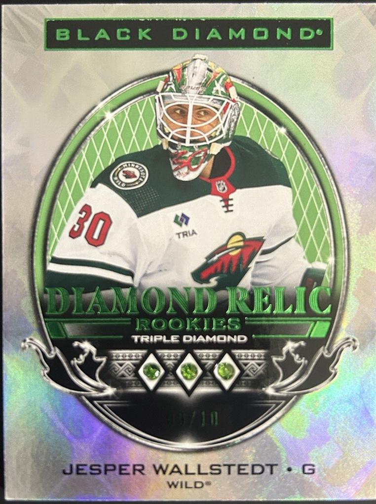Jesper Wallstedt #BDR-JW 2024 Upper Deck Black Diamond Hockey