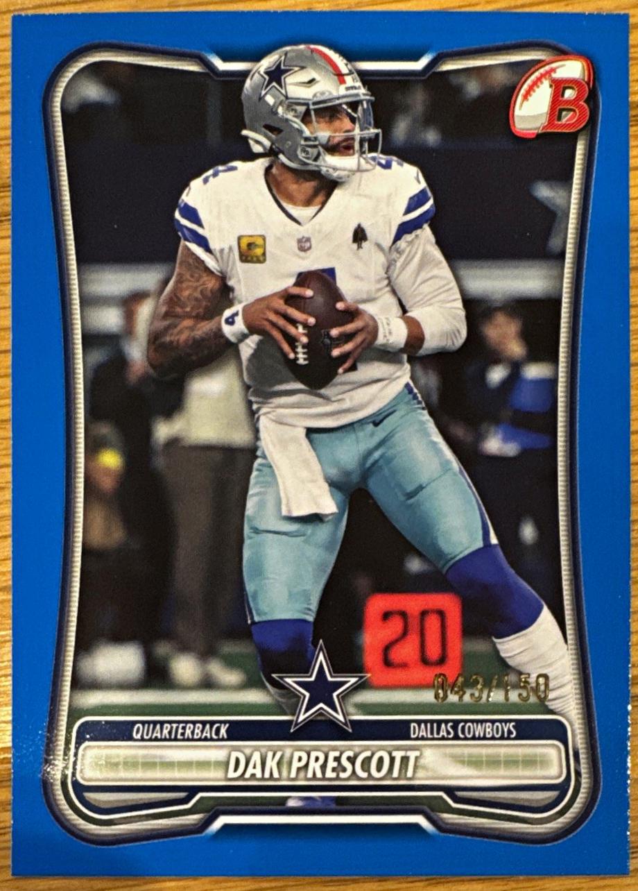 Dak Prescott [Blue] #26 Prices | 2026 Bowman | Football Cards