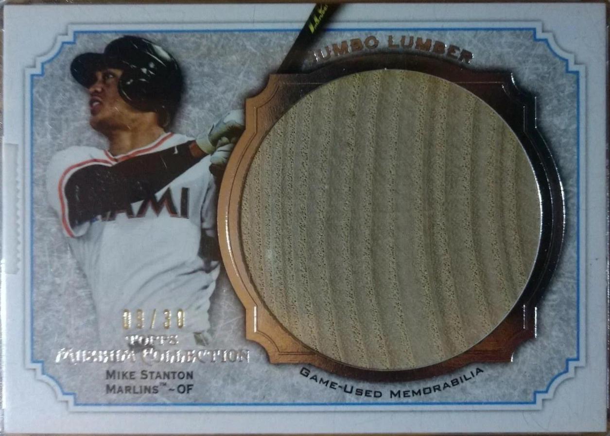 Mike Stanton #MMJLR-MS 2012 Topps Museum Collection Jumbo Lumber Relic Baseball