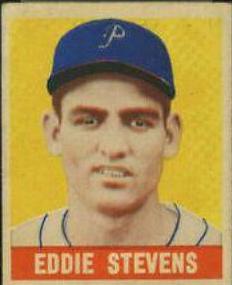 Eddie Stevens #43 Baseball Cards 1948 Leaf