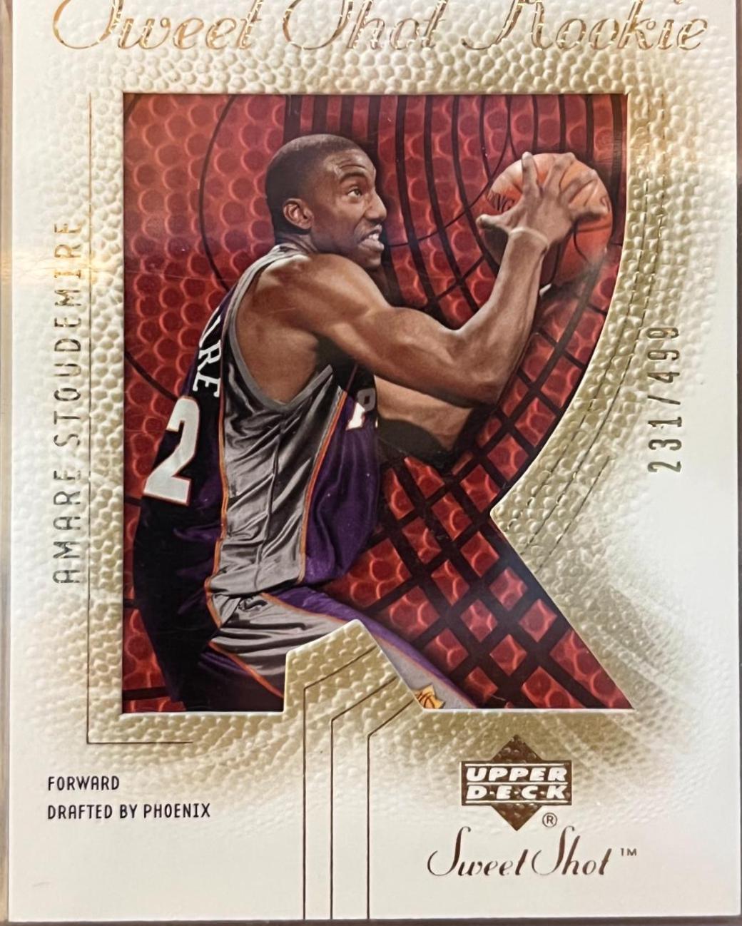 Amare Stoudemire #124 Basketball Cards 2002 Upper Deck Sweet Shot